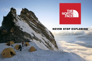 Логотип и реклама компании The North Face